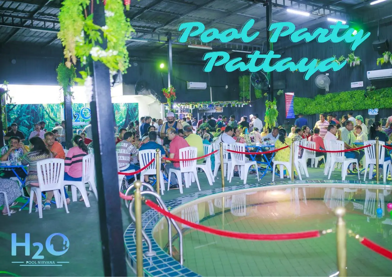 Cabana Edge indoor pool hall with VIP loft seating